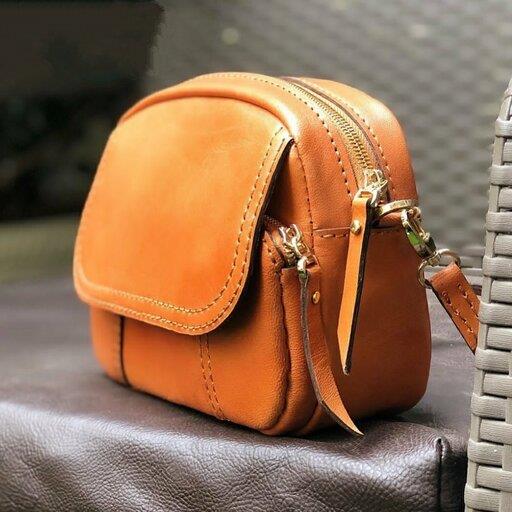 کیف کراس بادی چرم